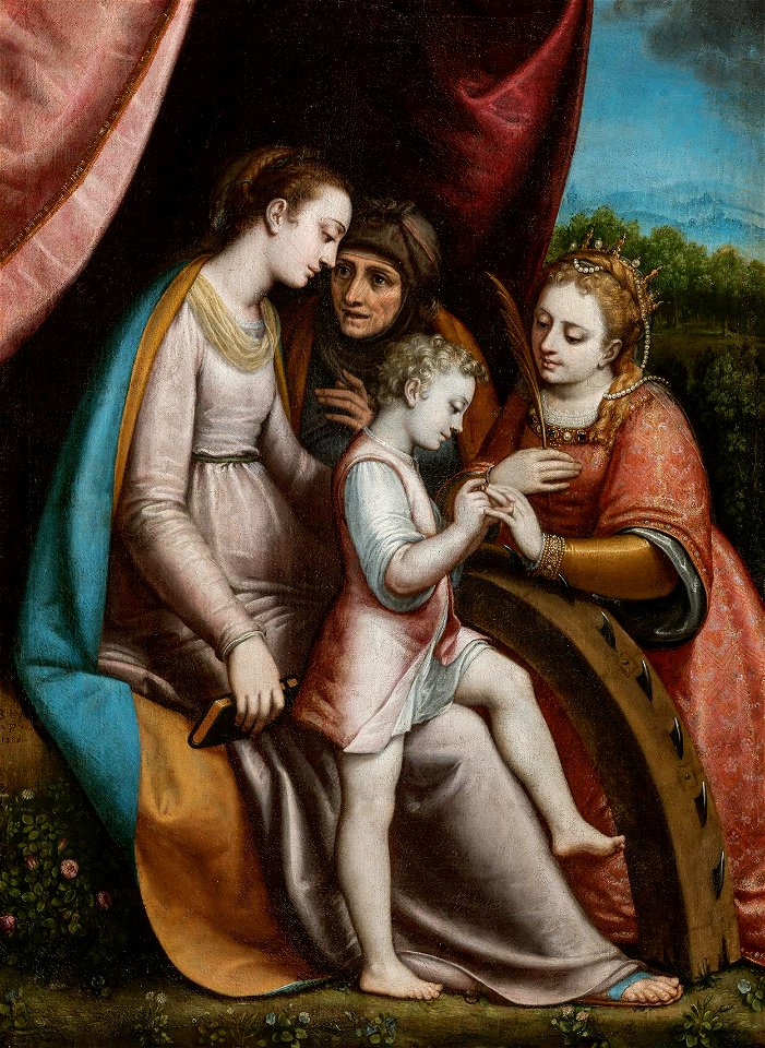 Sofonisba Anguissola - Desposorios místicos de Santa Catalina