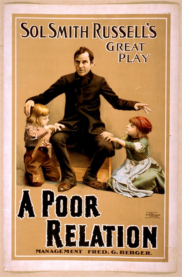Sol Smith Russell's great play, A poor relation LCCN2014636680