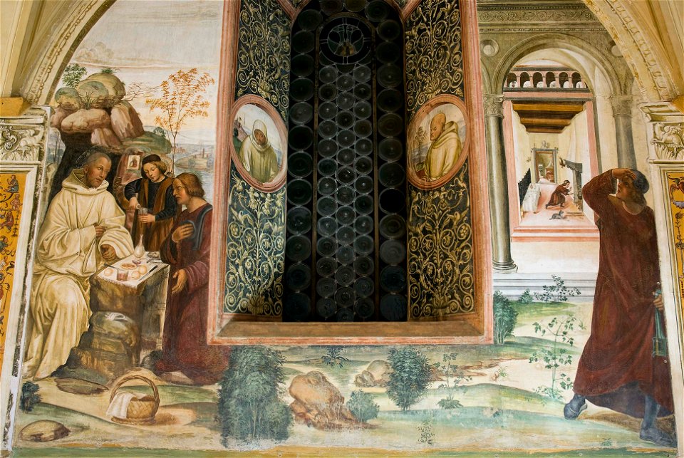 Come uno prete ispirato da dio porta da mangiare a benedetto nel giorno di pasqua