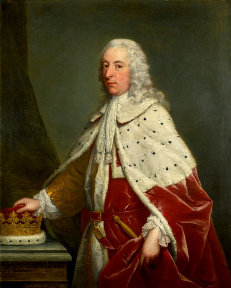 Portrait of Robert Montagu, 6th Earl and 3rd Duke of Manchester by Andrea Soldi
