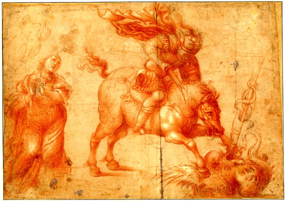 Sodoma - St George killing the dragon, 1952,0510.8