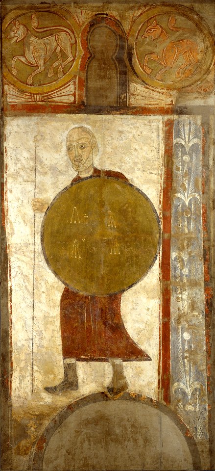 Soldado o un batidor, fresco, Anónimo