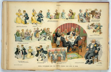 Social hypocrisies, and the painful scenes they save us from - F. Opper. LCCN2012647597