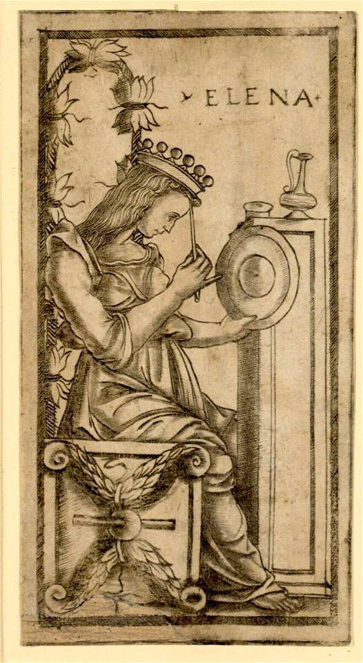 Sola Busca 48 - Queen of Coins
