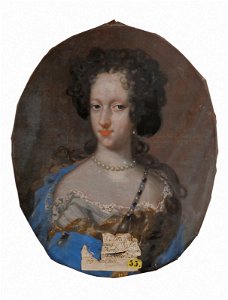Sofia Amalia, 1670-1710, prinsessa av Holstein-Gottorp (David von Krafft) - Nationalmuseum - 14724. Free illustration for personal and commercial use.