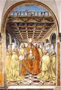 Sodoma - The Confirmation of the Olivetan Order by the Bishop of Arezzo - WGA21555