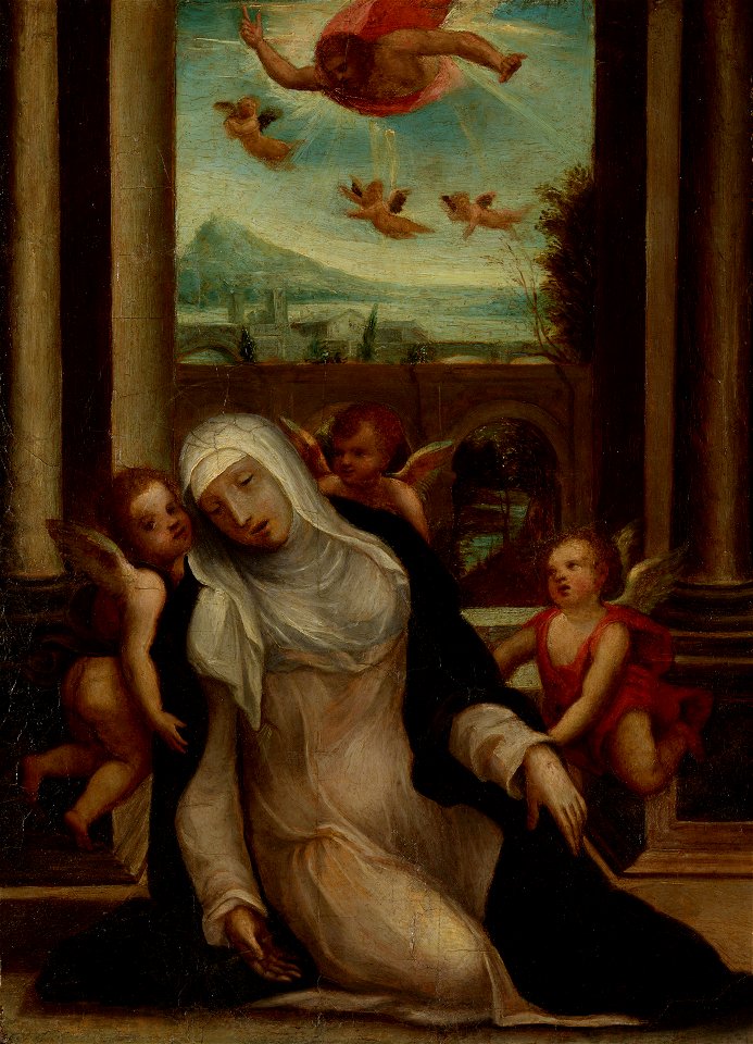 Sodoma - The Ecstasy of Saint Catherine of Siena - 1871.90 - Yale University Art Gallery