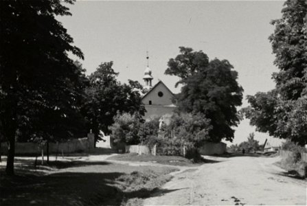 Solec-Zdrój kościół, fot. H. Poddębski, 1936
