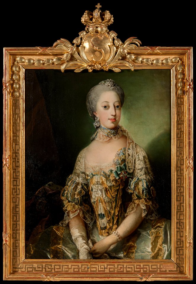 Sofia Magdalena, Queen of Sweden (Carl Gustav Pilo) - Nationalmuseum - 18008