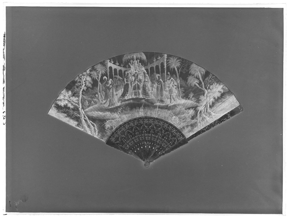 Solfjäder - Livrustkammaren - 34385-negative