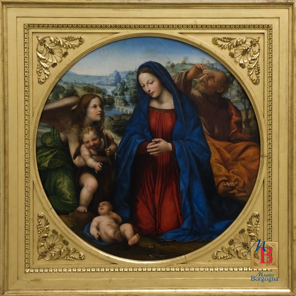 Sodoma - Sacra famiglia con angelo e san Giovannino, 1906, XX, 62