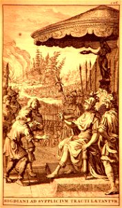 Sogdian prisoners are joyful at being condemned by so great a king as Alexander, who consequently pardons them -Curtius 7.10.4-9- (1696)