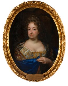 Sofia Charlotta, 1668-1705, prinsessa av Pfalz, hertiginna av Braunschweig-Lüneburg k - Nationalmuseum - 15772. Free illustration for personal and commercial use.