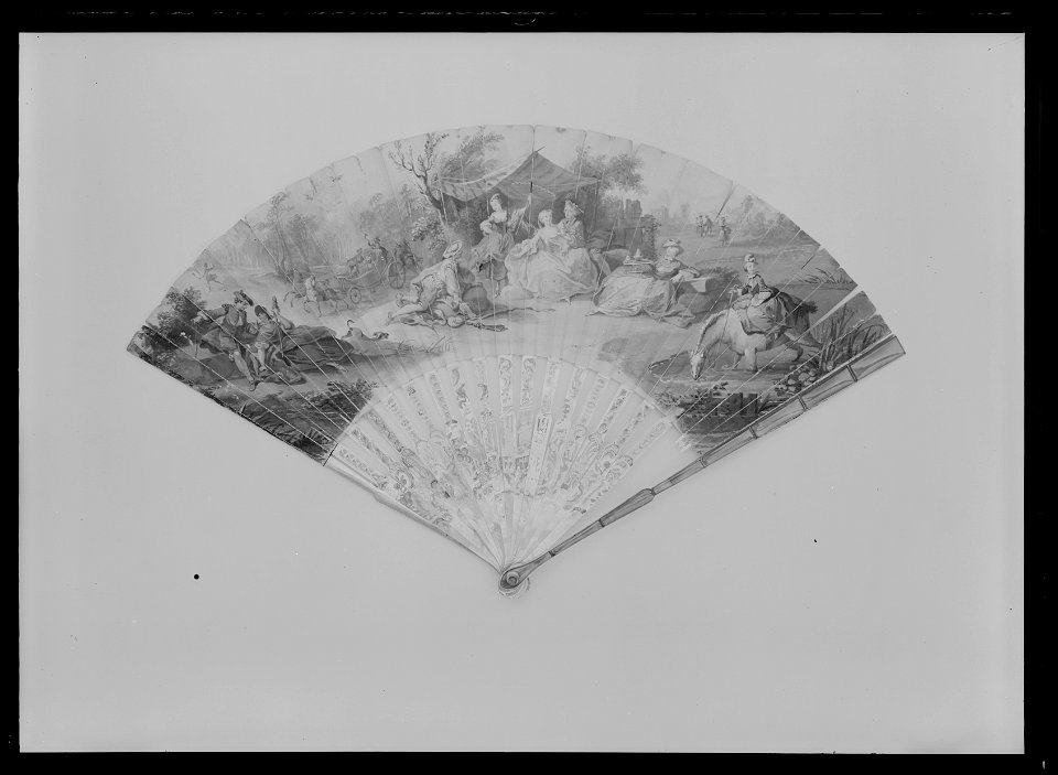 Solfjäder, 1700-tal - Livrustkammaren - 35156