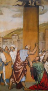 Sollevamento di Simon Mago (Moretto)