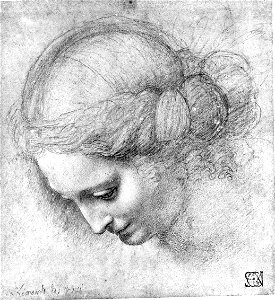 Solario (after) - Head of a Woman, 1551