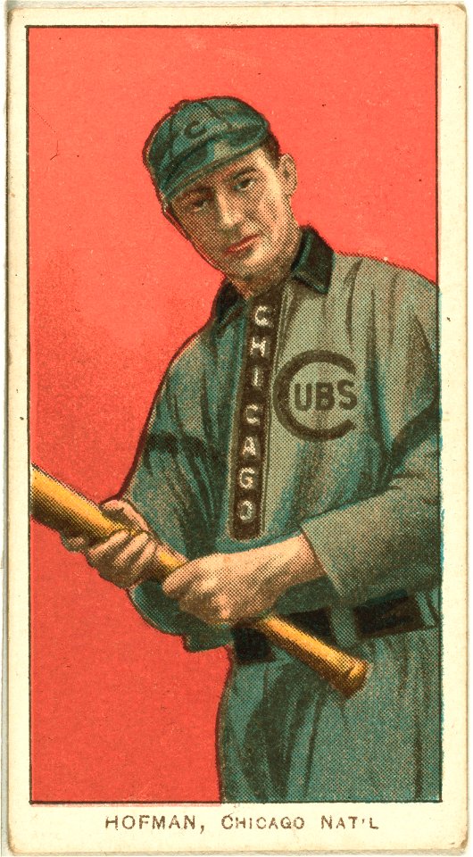 Solly Hoffman, Chicago Cubs, baseball card portrait LCCN2008675179