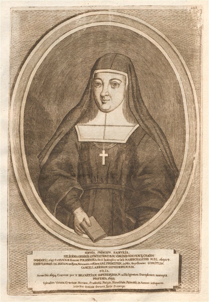 Sofja Radzivił. Соф’я Радзівіл (H. Lajbovič, 1758)
