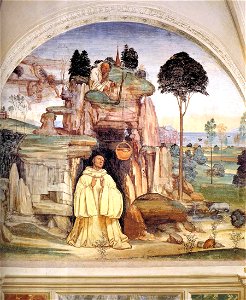 Sodoma - Life of St Benedict, Scene 5 - The Devil Destroys the Little Bell - WGA21568