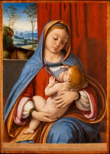 Solario - Virgin Nursing with Christ Child (Maria Lactens), c. 1500, CMA 1962.16