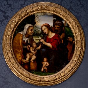 Sodoma - The Holy Family with Saint Elizabeth and the Infant Saint John the Baptist - Walters 37522 - View B