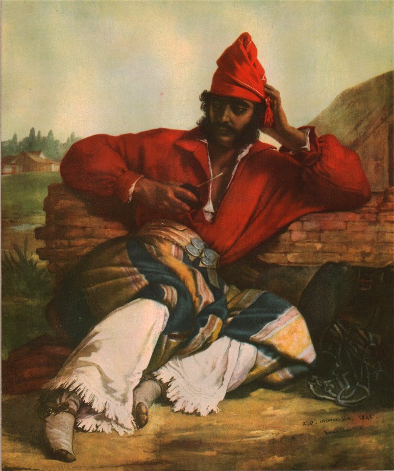 Soldado de Rosas - Buenos Aires, según Monvoisin