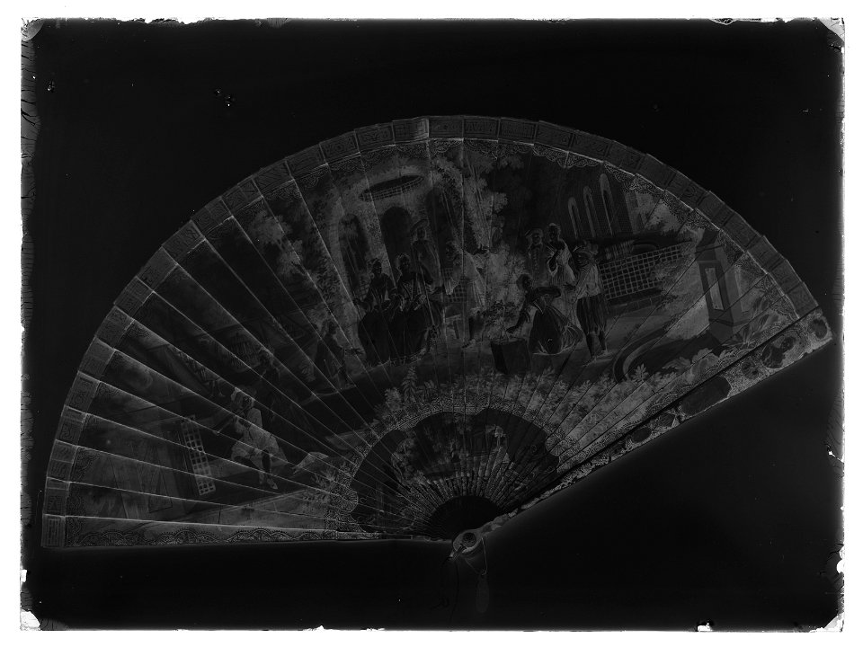 Solfjäder - Livrustkammaren - 51453-negative