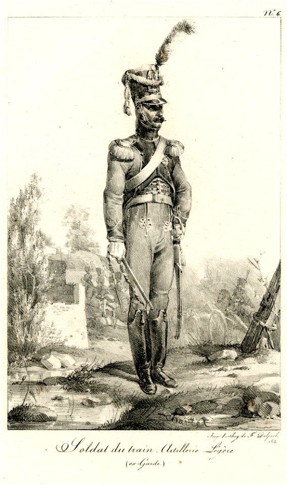 Soldat du train. artillerie légère (ex-garde) (BM 1855,0414.80)