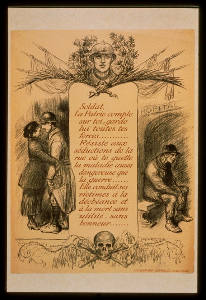 Soldat, la patrie compte sur toi; garde lui toutes tes forces. Résiste aux séductions de la rue . . . LCCN99613531