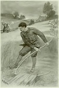 Société Saint-Jean-Baptiste - La corvée (deuxième concours littéraire), 1917 (page 187 crop)