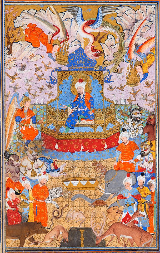 Solomon and Bilqis Enthroned - detail 01