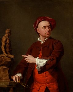Andrea Soldi - John Michael Rysbrack Modelling His Terra-Cotta Statue of Hercules - Google Art Project