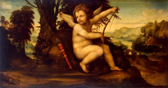 Sodoma - Cupid in the Landscape, 1510s, ГЭ-4163