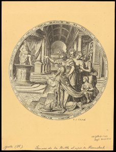 Solomon's Idolatry 1569 print by Maarten van Heemskerck, S.I 52806, Prints Department, Royal Library of Belgium