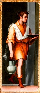 Sogliani Giovanni Antonio - Vasari Giorgio (1531-1533), Figura di inserviente, Arezzo