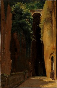 Gustaf Söderberg - The Grotto of Posillipo, Naples (1820)