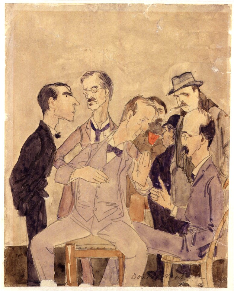 Some members of the New English Art Club by Donald Graeme MacLaren