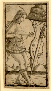 Sola Busca 74 - Page of Swords