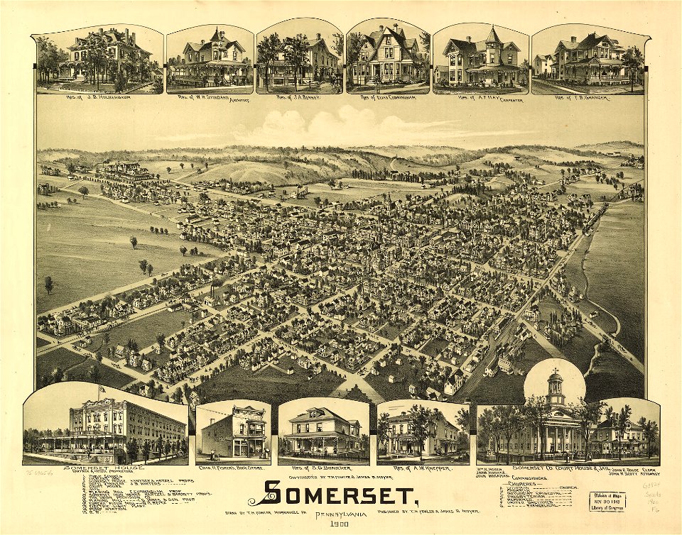 Somerset, Pennsylvania 1900. LOC 75696540