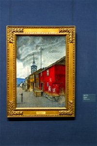 Harald Sohlberg - Street in Røros - Gate i Røros - IMG 9718q