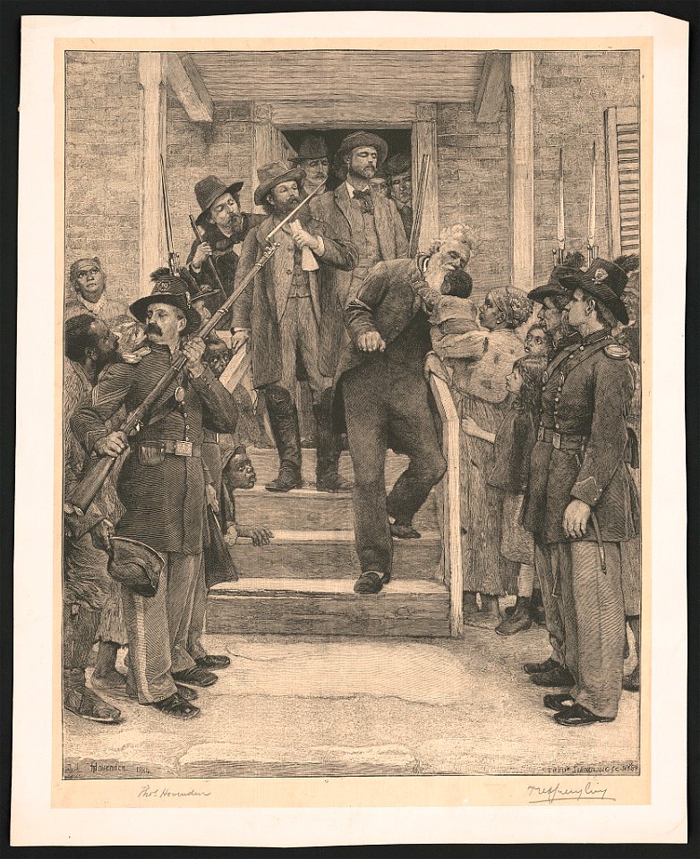 Soldiers and prisoner) - T. Hovenden 1884 ; Fredk. Juengling sc. N.Y. '84 LCCN2004670657