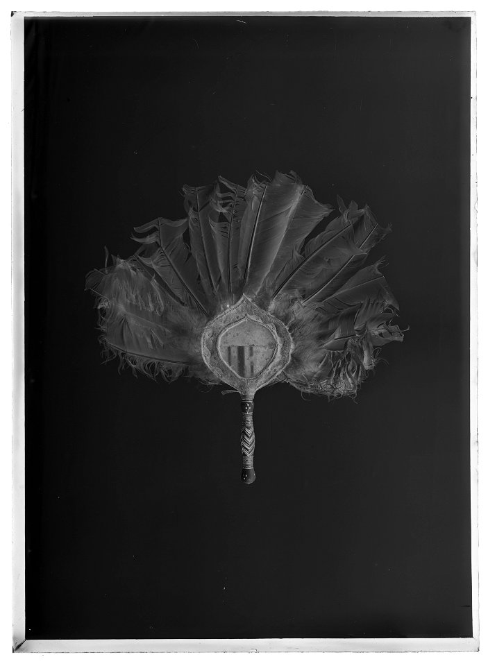 Solskärm alt. solfjäder - Livrustkammaren - 68839-negative