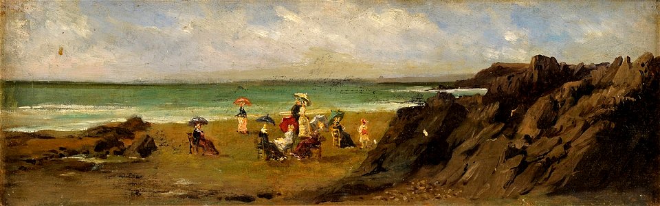 Sommertag am Strand 19Jh