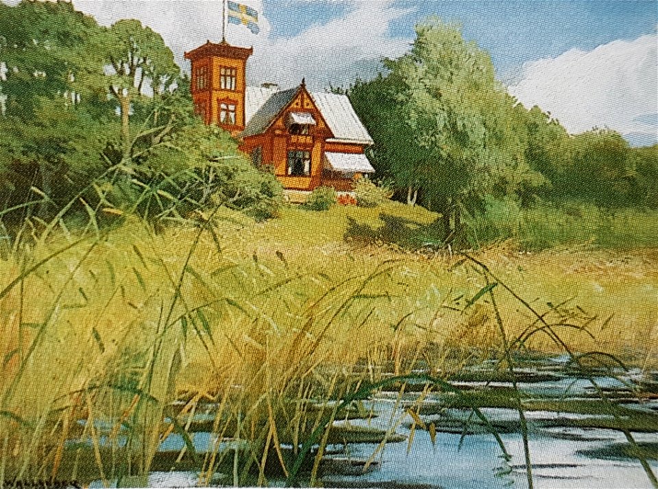 Sommarmotiv från Dalarö x Alf Wallander