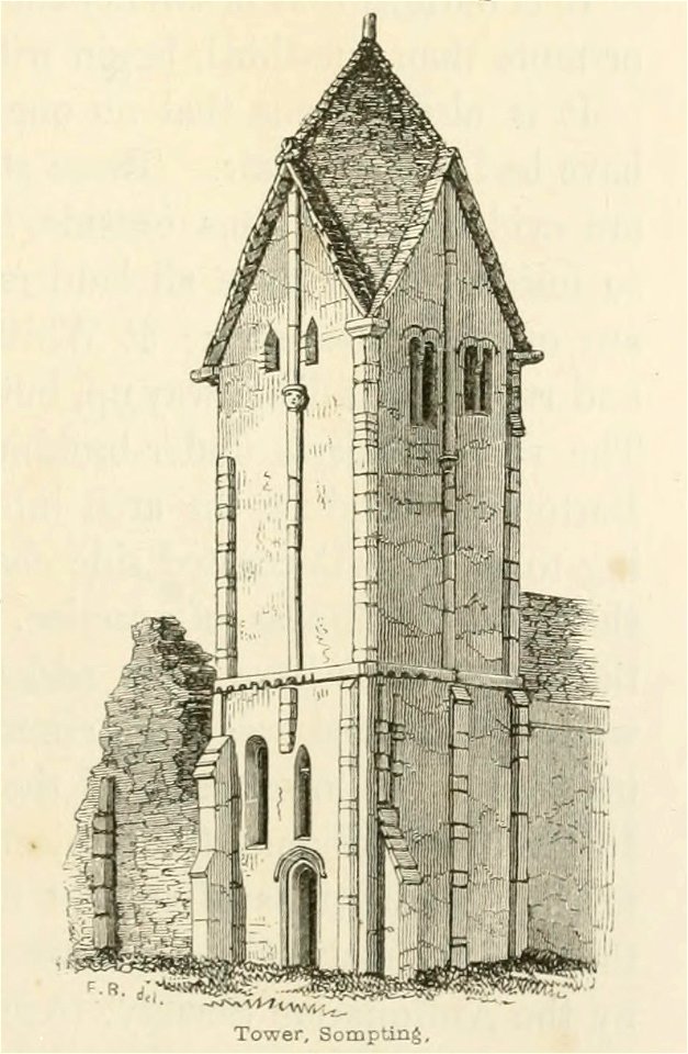 Sompting Tower stylesofarchitec00rick 0389
