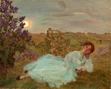 Somov Repose at Sunset 1922