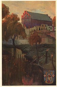 Soldau, Ostpreußen - Ordensschloss und Mühlenkanal (Zeno Ansichtskarten)