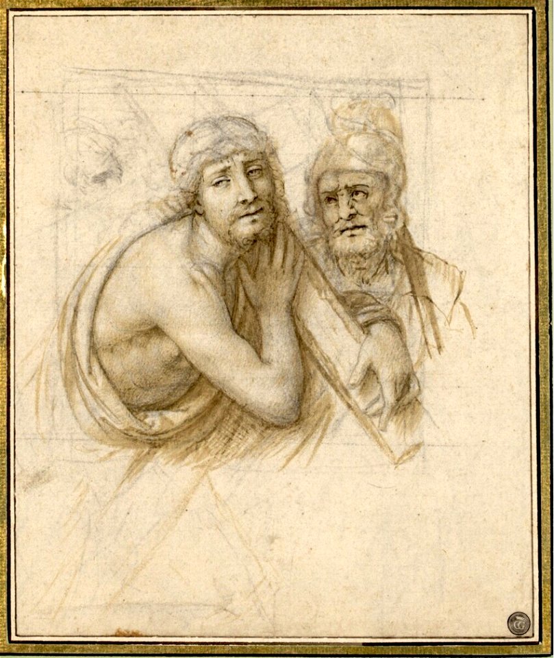 Solario - Christus trägt das Kreuz in Begleitung eines Soldaten, 18817