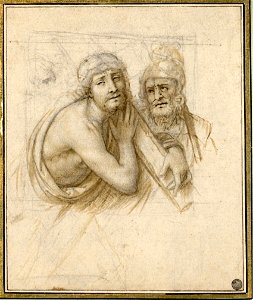 Solario - Christus trägt das Kreuz in Begleitung eines Soldaten, 18817