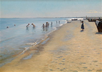 Sommerdag paa Skagen Soenderstrand